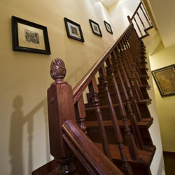 木雕艺术楼梯1