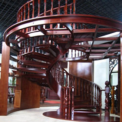 木雕艺术楼梯11